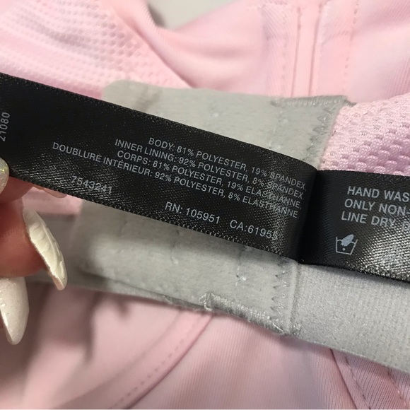 Natori Pink/Gray Women's Recharge Sports Bra - Picture 10 of 11